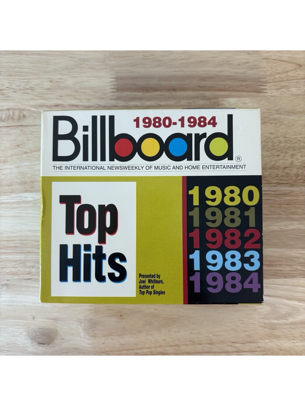 Billboard Top Hits 1980-1984 5 CD Box Set Rhino Joel Whitburn Complete